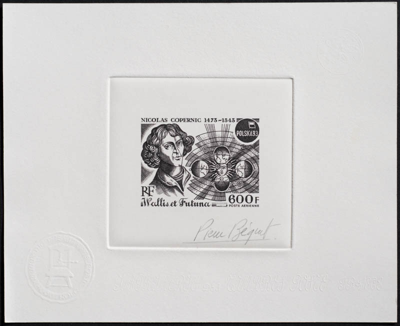 Wallis & Futuna artist's proof stamp
