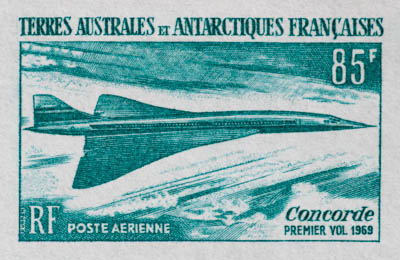 FSAT 1960 Concorde proof stamp